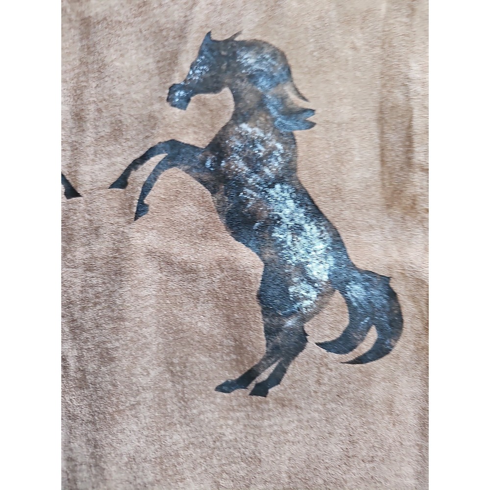 Thistle Hills Handmade Montana Leather Vest Hand Painted Horse Western USA Men S - Picture 13 of 16